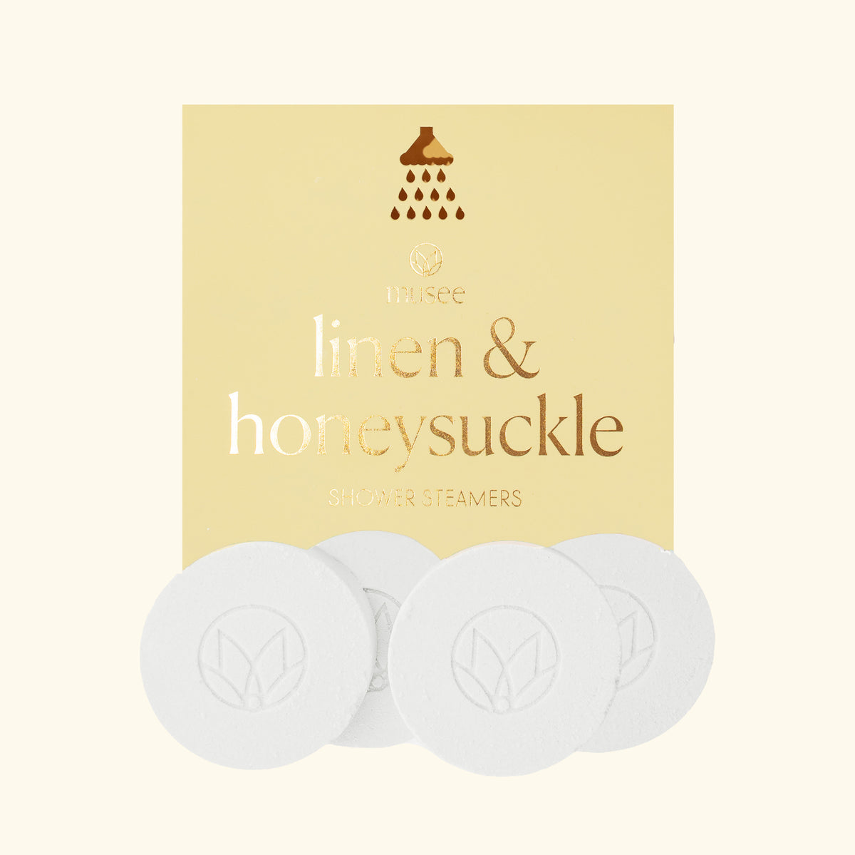 Linen & Honeysuckle Shower Steamers – Musee Bath