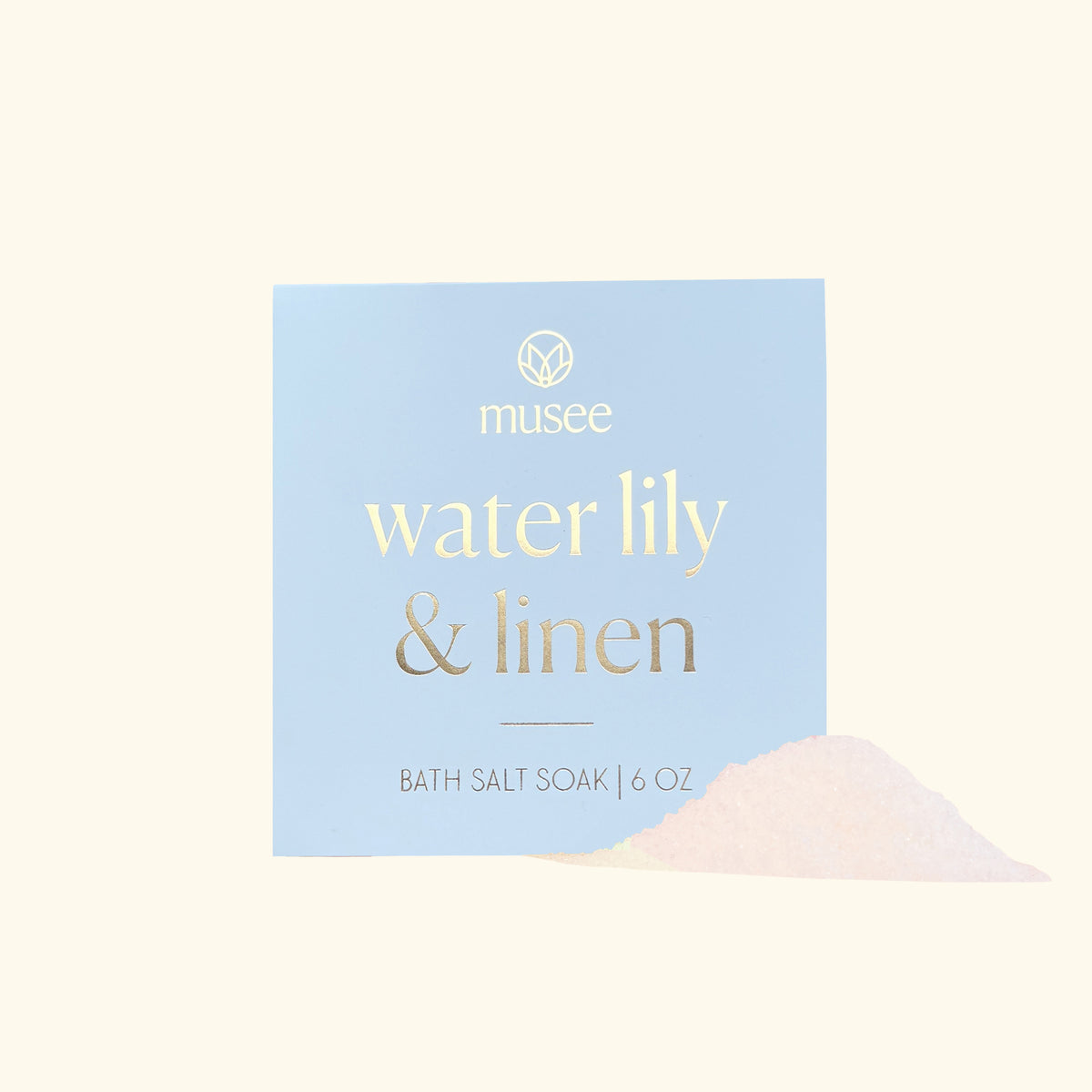 Water Lily & Linen Mini Bath Soak – Musee Bath
