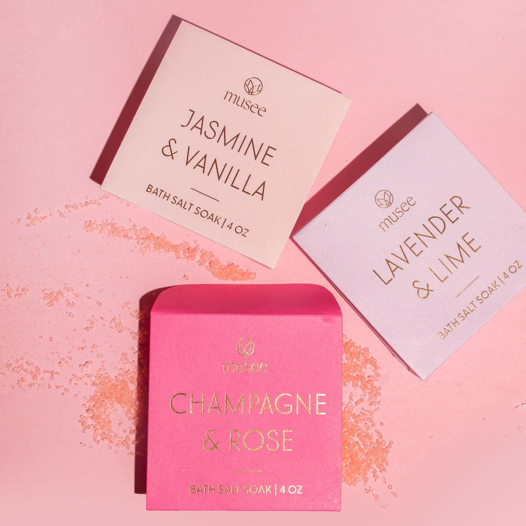 Hugs & Kisses Bath Balm, Champagne & Rose Balm, Jasmine & Vanilla Bath Balm