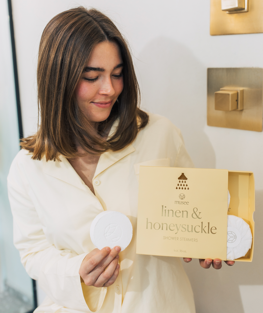 Linen & Honeysuckle Shower Steamers – Musee Bath