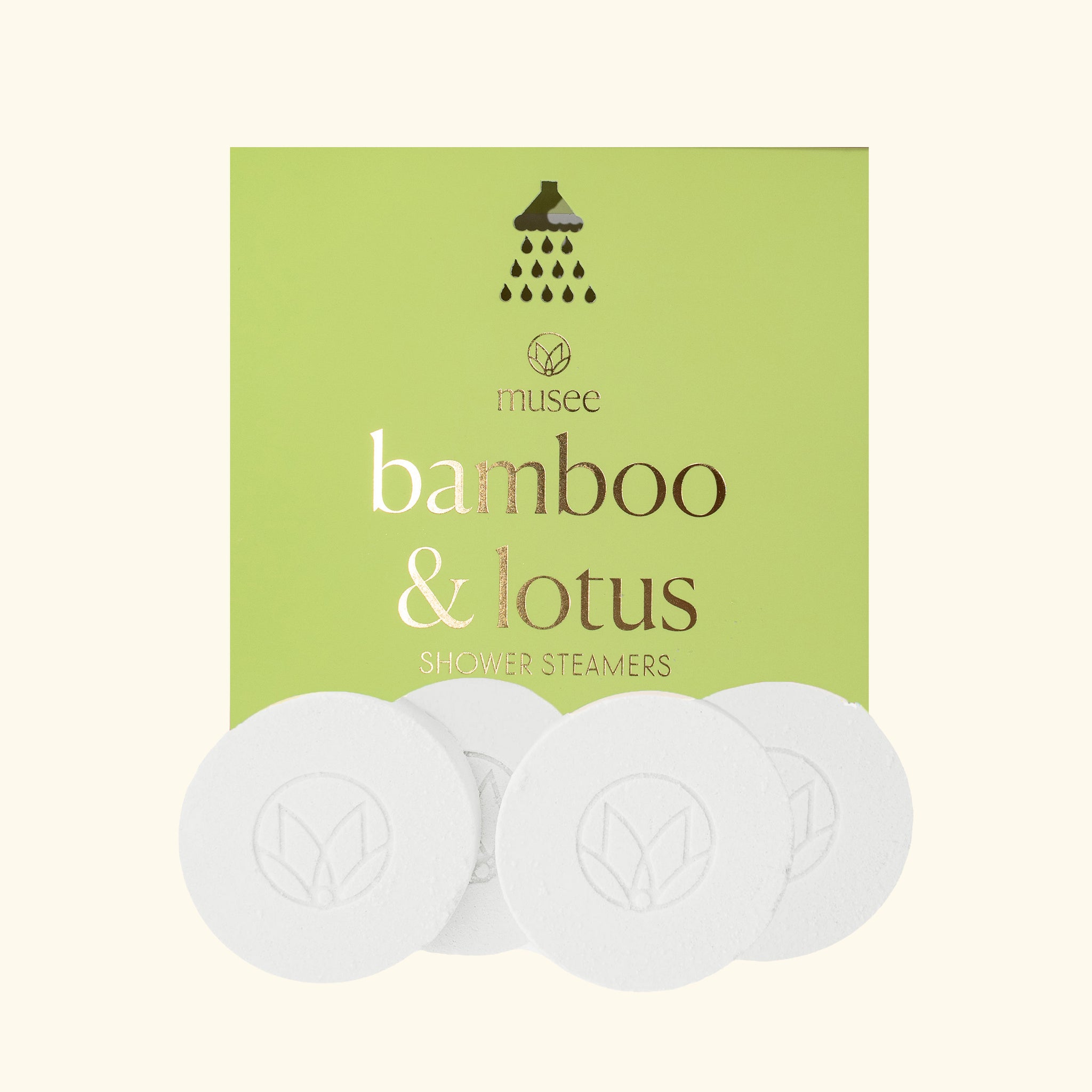 Bamboo & Lotus Shower Steamers – Musee Bath