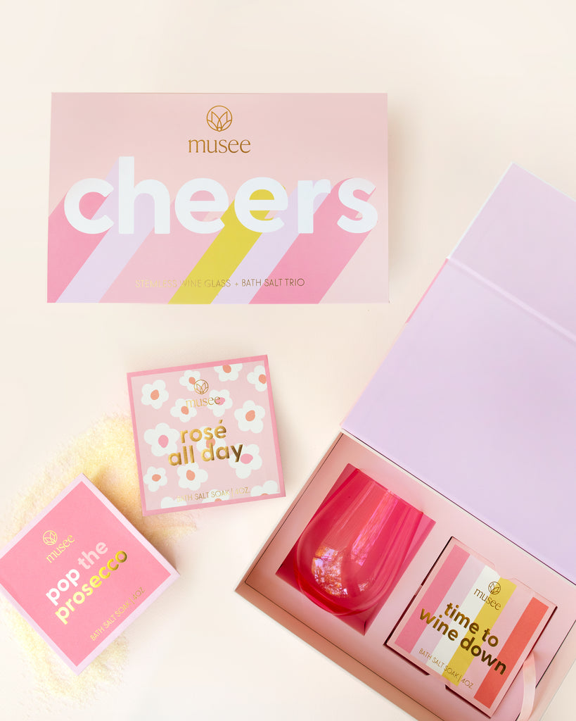 Cheers Set Bath Salt Soak