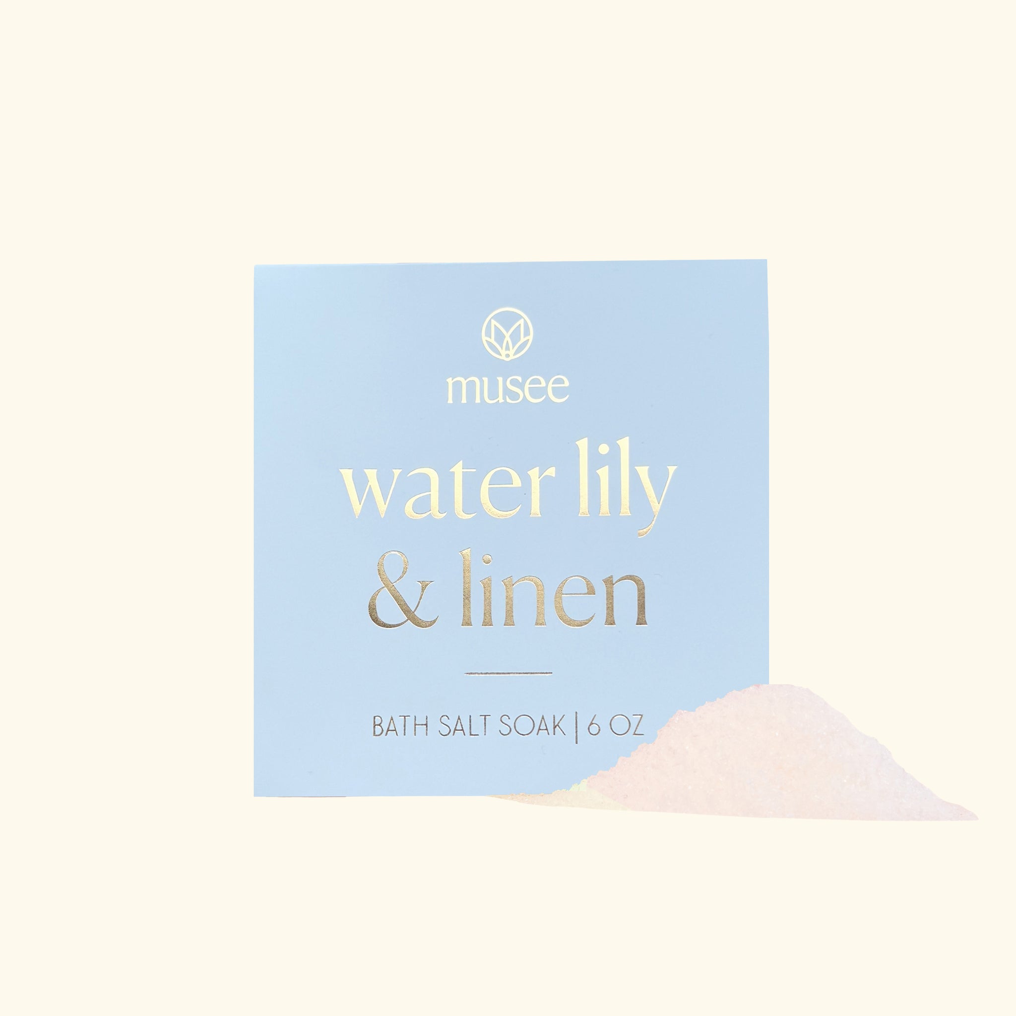 Water Lily & Linen Mini Bath Soak – Musee Bath