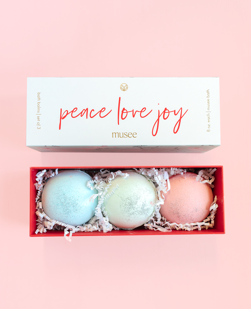 Peace, Love, Joy Bath Balm Set