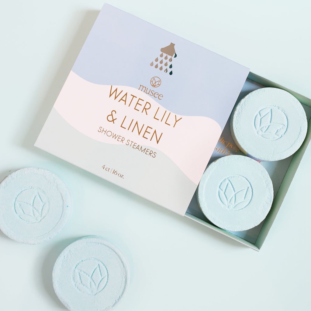 Water Lily & Linen Shower Steamers