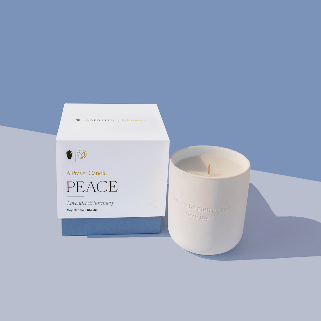 Peace Prayer Candle