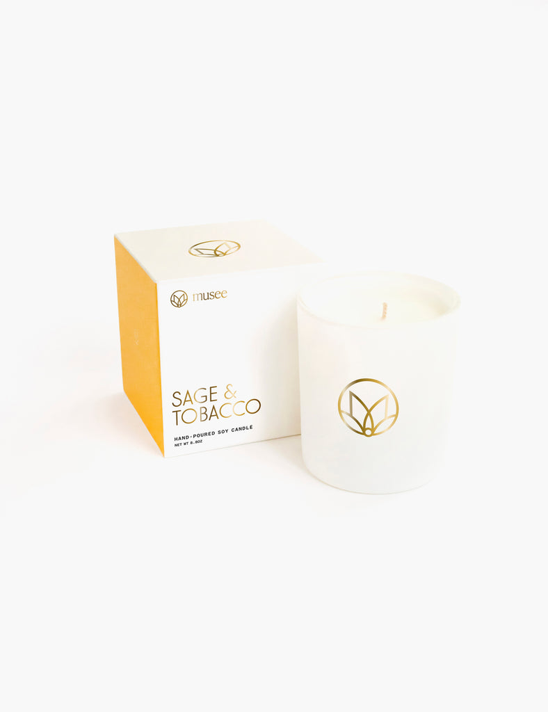 Sage & Tobacco Soy Candle 